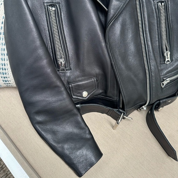 ACNE STUDIOS Leather biker jacket size36 - Picture 14 of 16